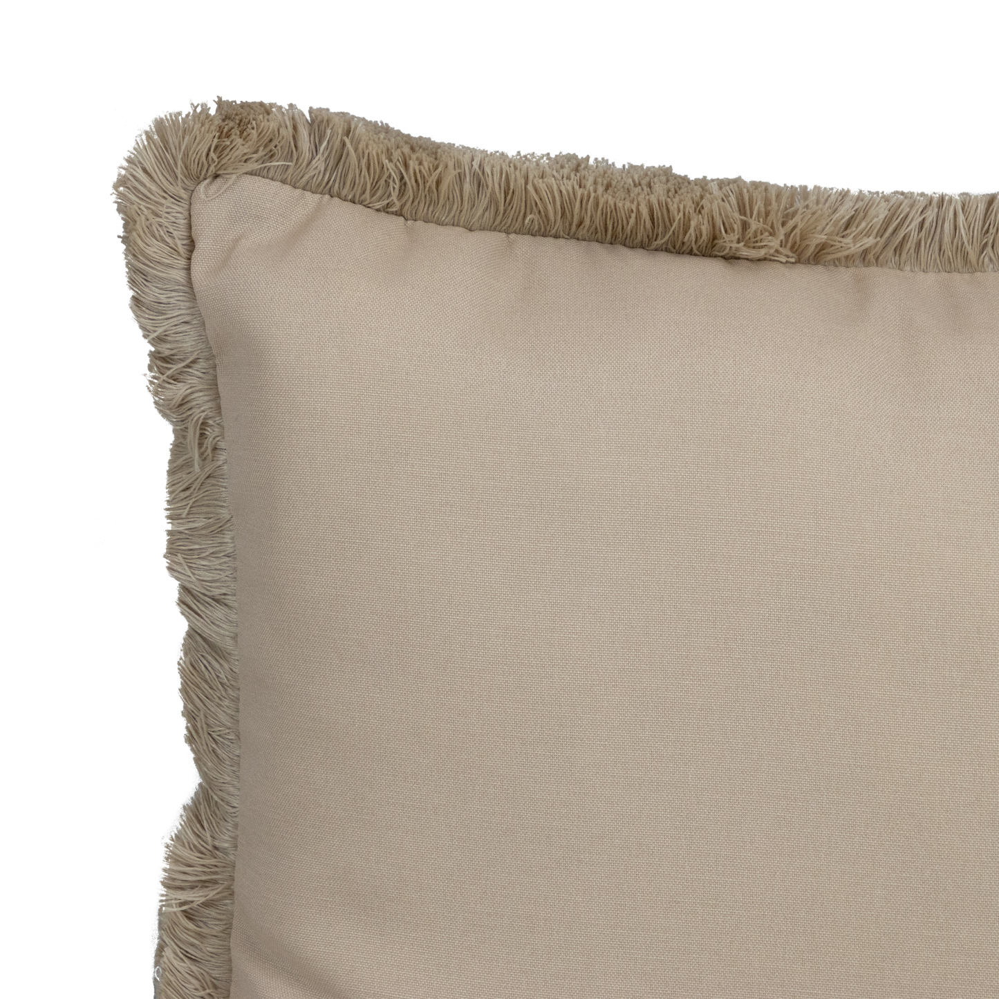Tahiti Sandstone - 30x50cm Fringed Outdoor Cushion