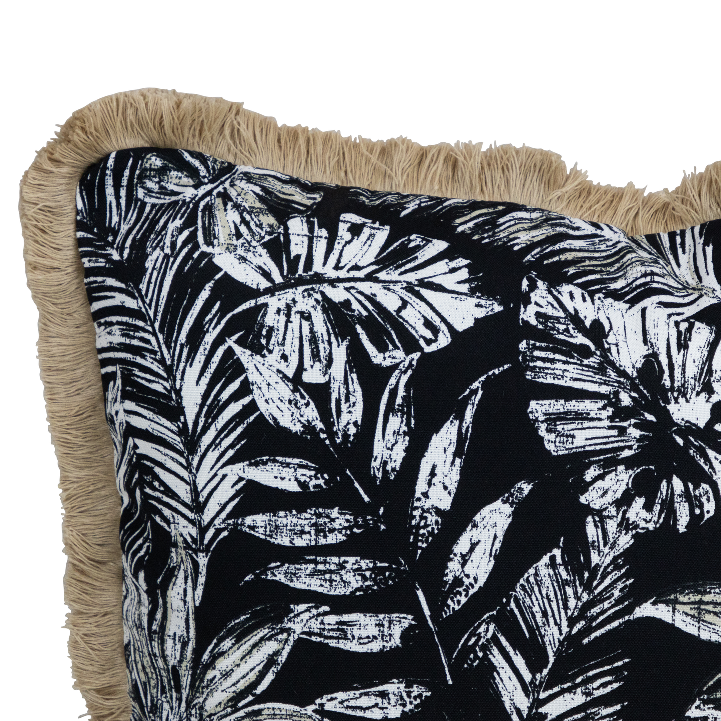 50x50cm Black Tassel Sage Outdoor Cushion