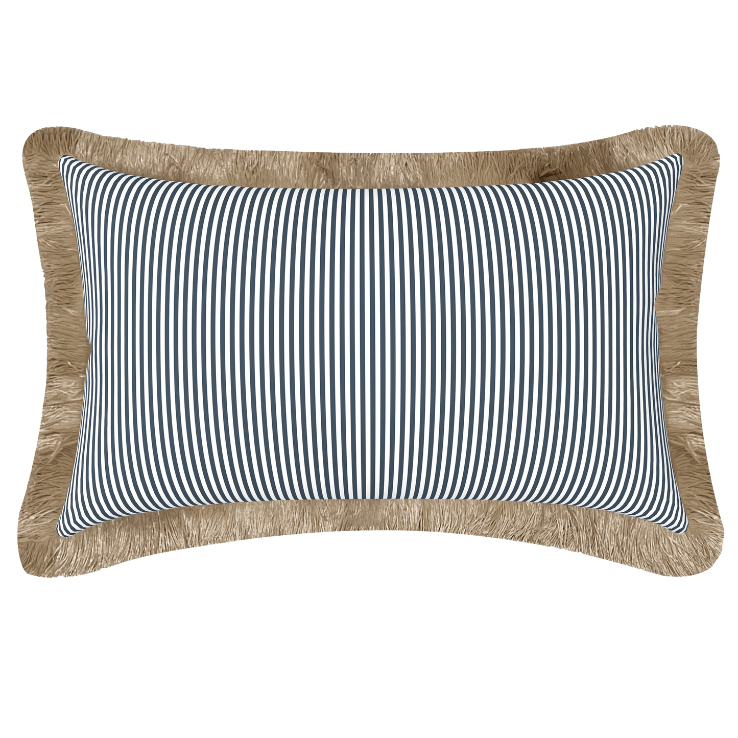 Tahiti Outdoor Cushions Stylist Selection - Marine Stripe with Navy