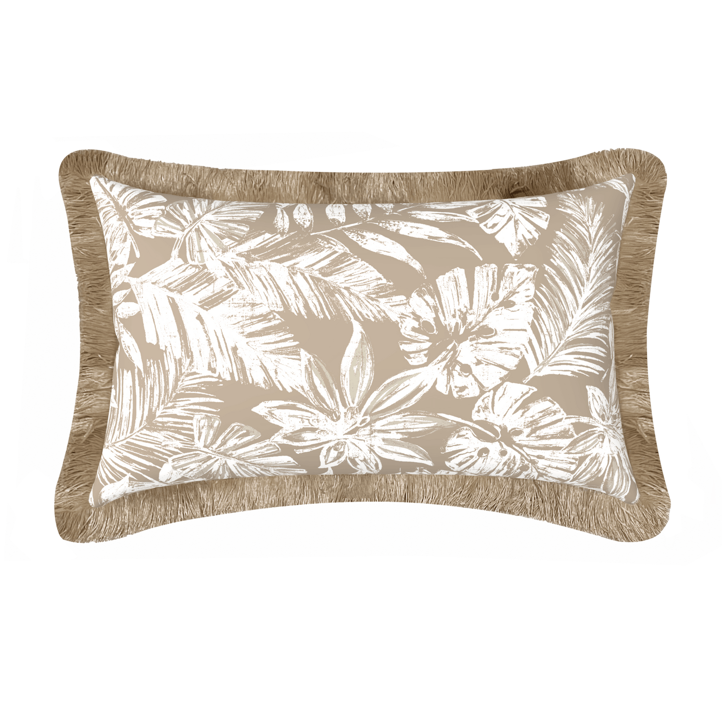 30x50cm fringed sage outdoor cushions