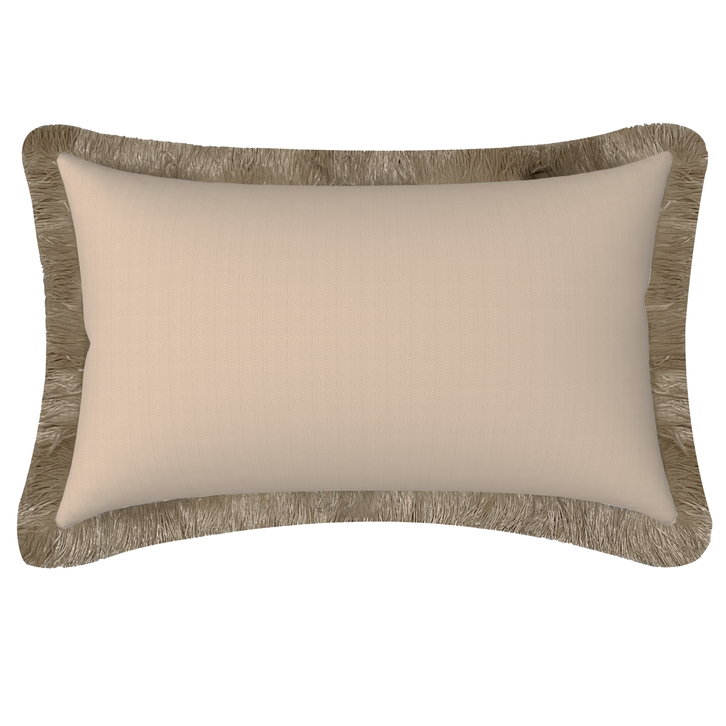 Tahiti Sandstone - 30x50cm Fringed Outdoor Cushion