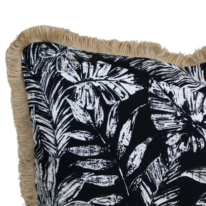 50x50cm Black Tassel Sage Outdoor Cushion