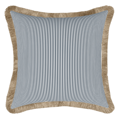 Tahiti Outdoor Cushions Stylist Selection - Marine Stripe with Navy