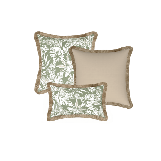 Tahiti Outdoor Cushion Stylist's Pick - Sage Sand
